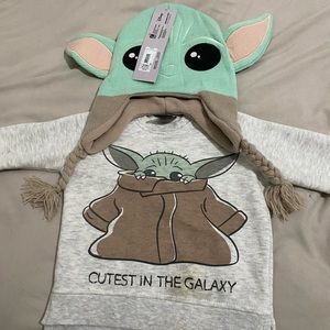 12M Star Wars Sweater with Beanie